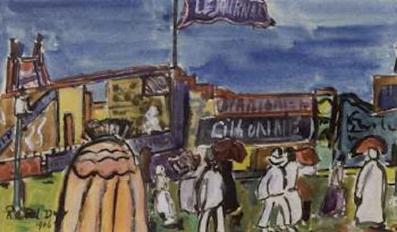 Lively fair by Raoul Dufy