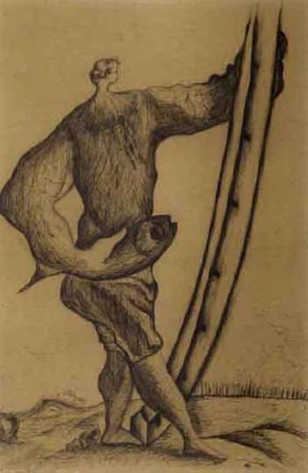 Le case discendono per un ricordo by Enzo Cucchi