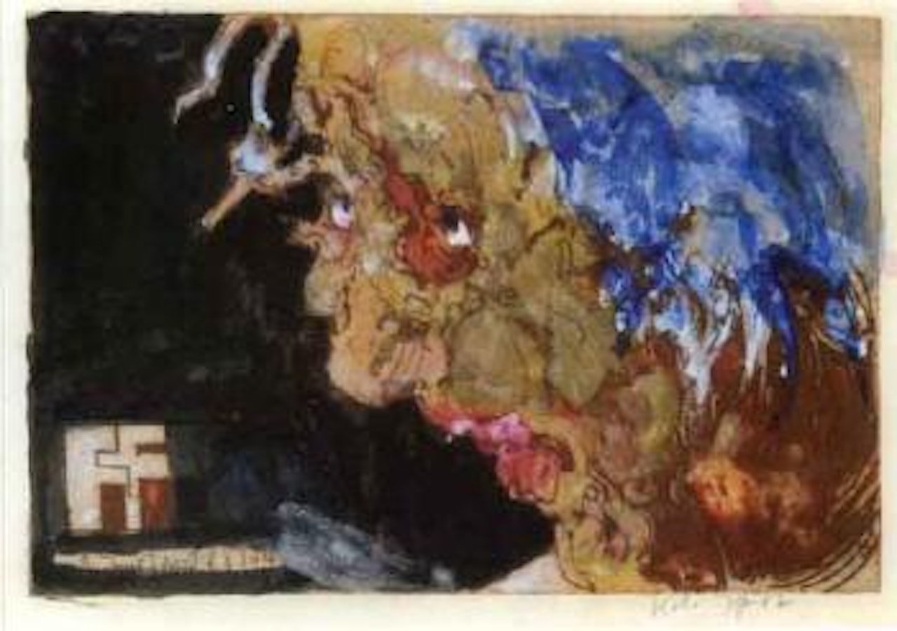 Self portrait by Horst Janssen