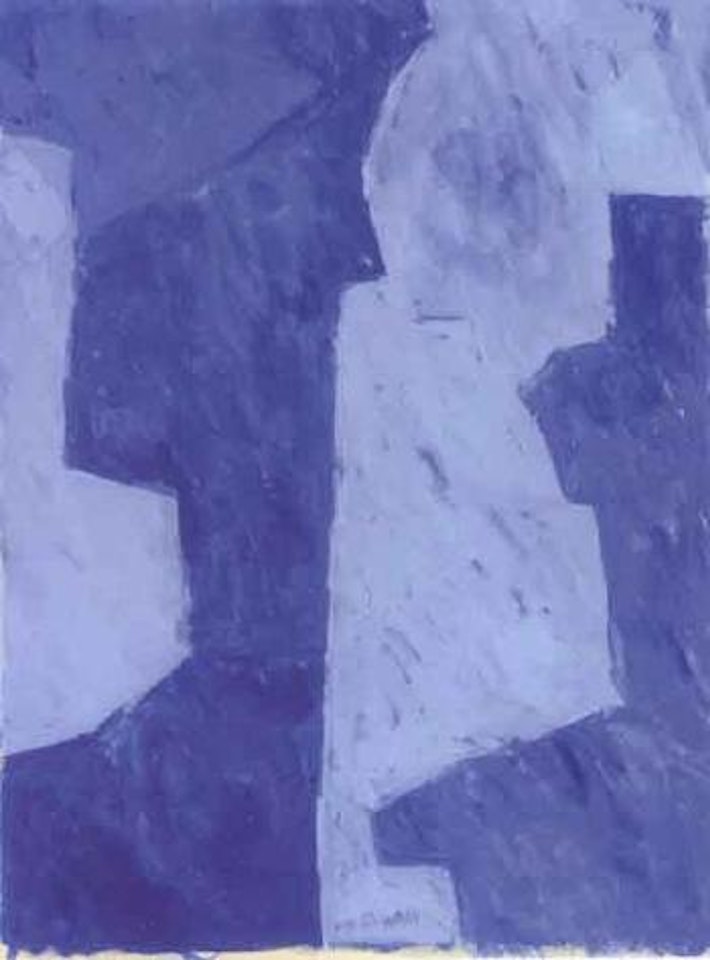Composition bleue by Serge Poliakoff