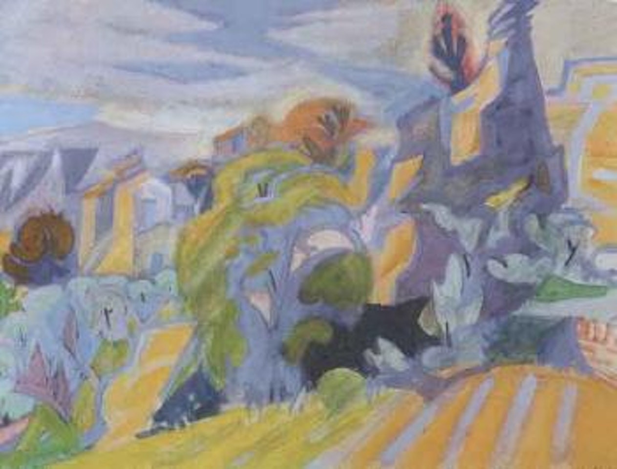 Paysage des environs de Gordes by André Lhote