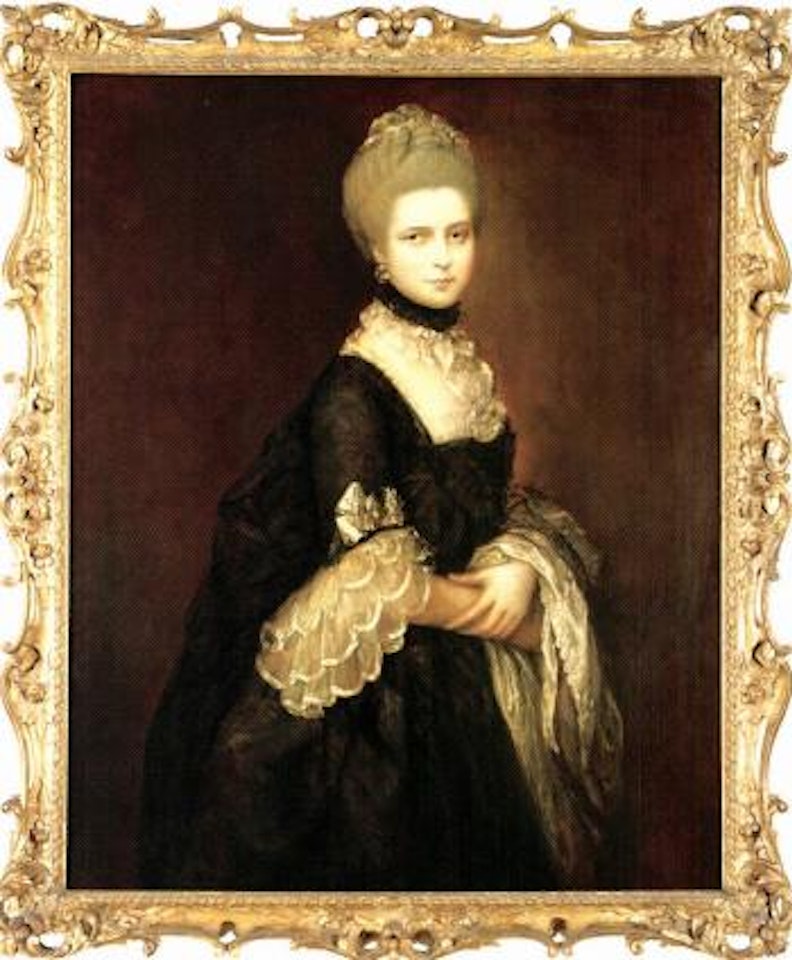 Portrait of Maria Walpole, Countess of Waldegrave, three-quarter length by Thomas Gainsborough