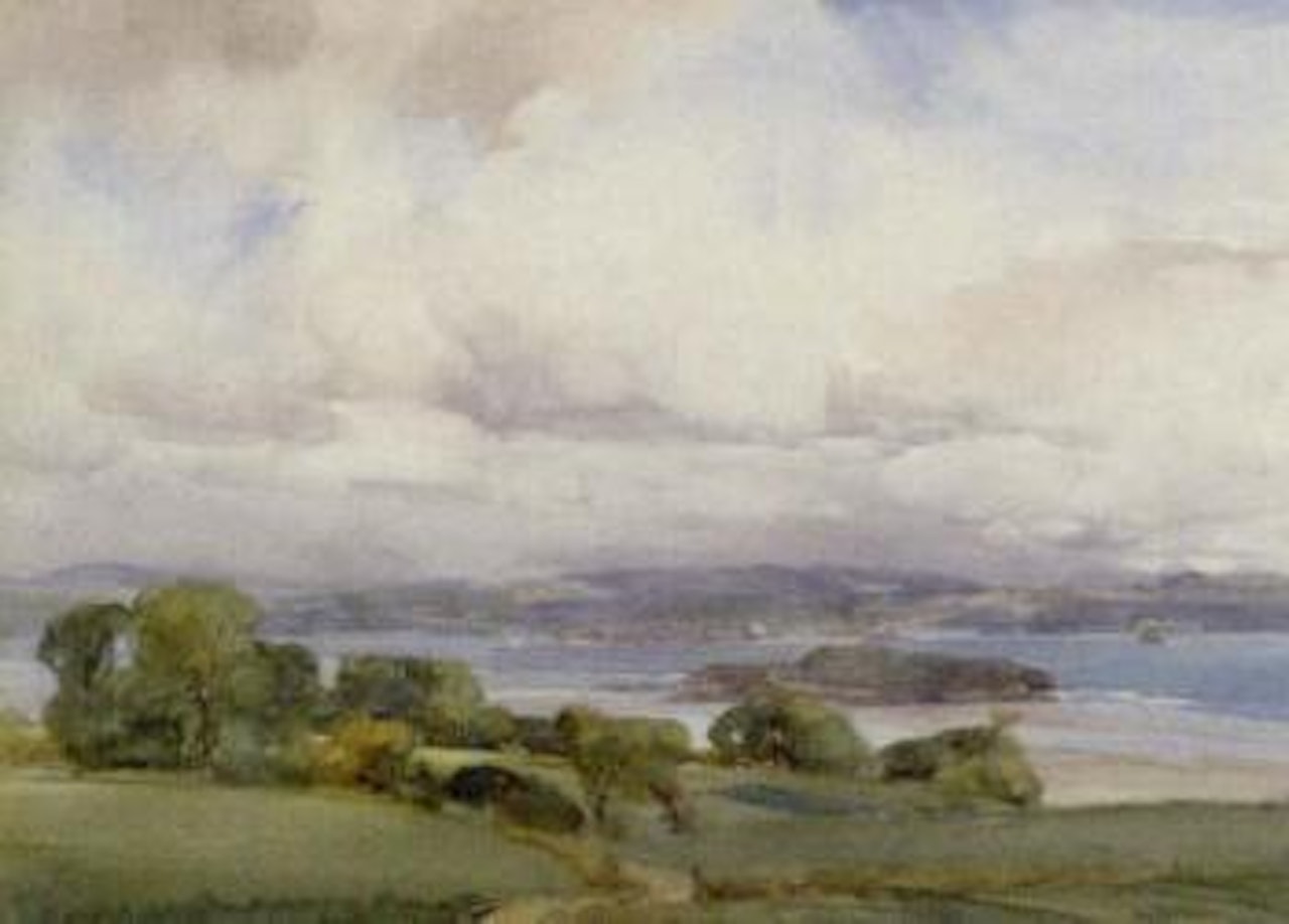 Cramond Island by William Russell Flint