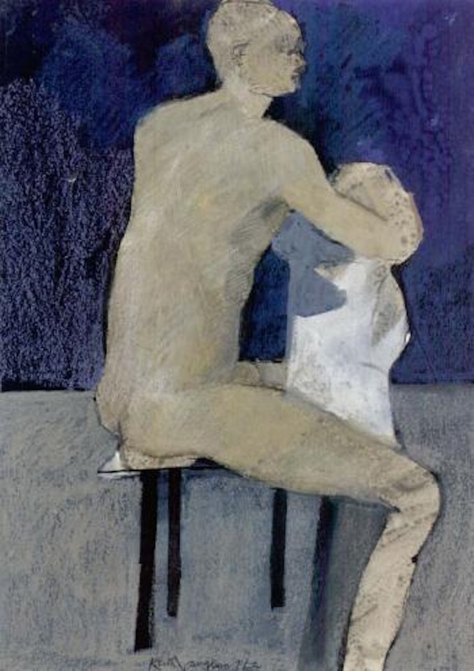 Seated model, study XXIII by Keith Vaughan