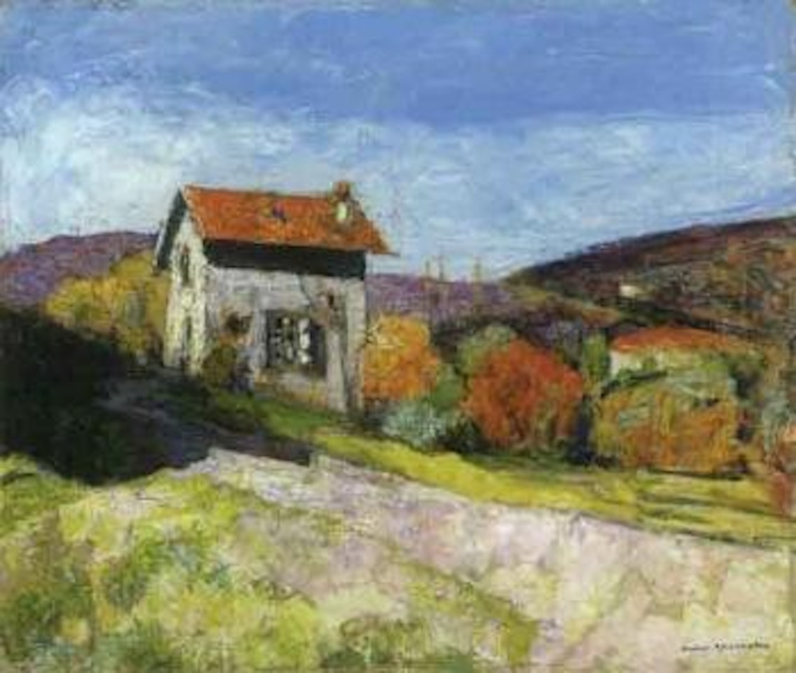 Maison en bord de chemin by Victor Charreton