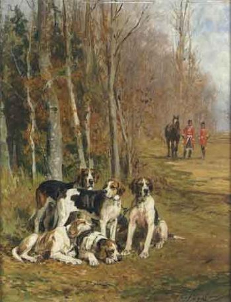Repos des chiens by Olivier de Penne