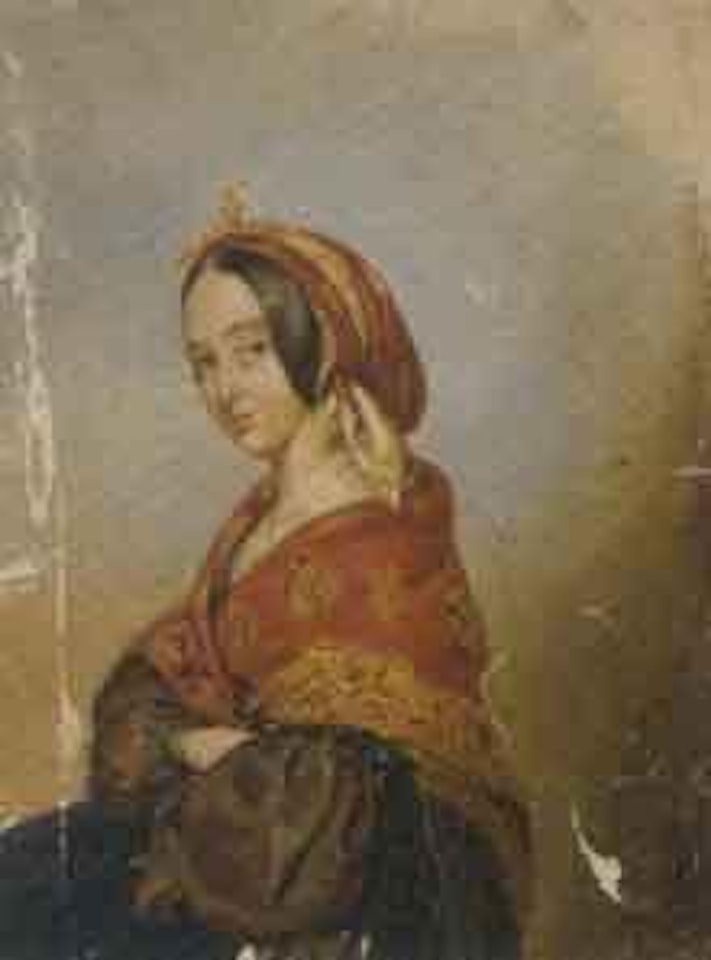 Napolitaine assise by Simon Denis