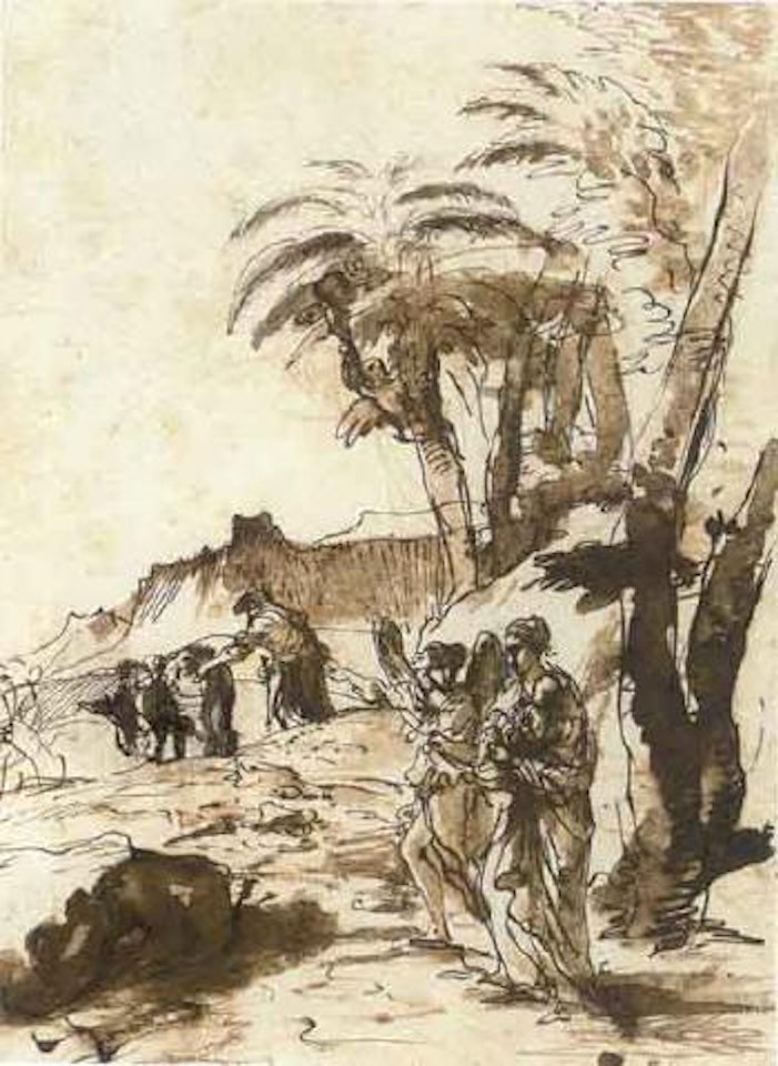 Angel appearing to the Virgin by Pier Francesco Mola