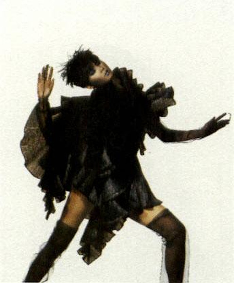 Issey Miyake seaweed dress, New York by Irving Penn