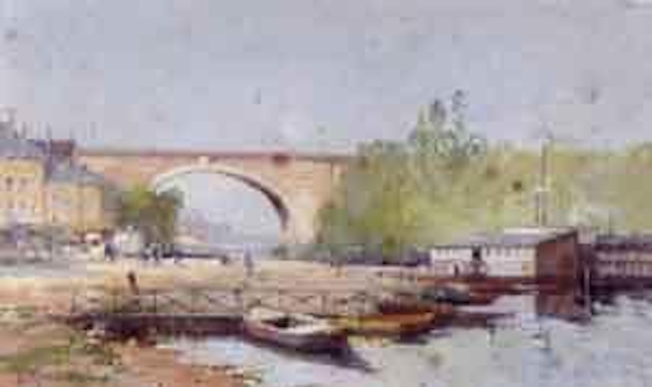 Vue de Seine by Eugene Galien-Laloue