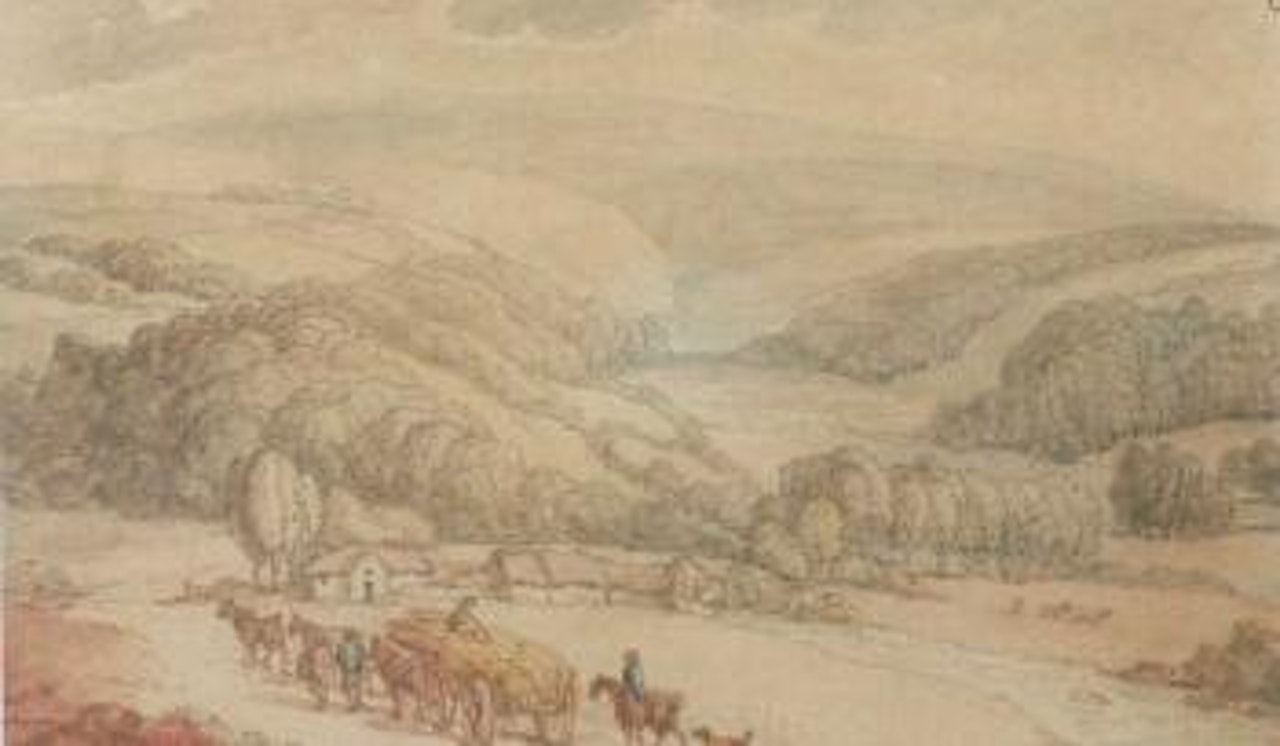 Haymakers returning home by Thomas Rowlandson