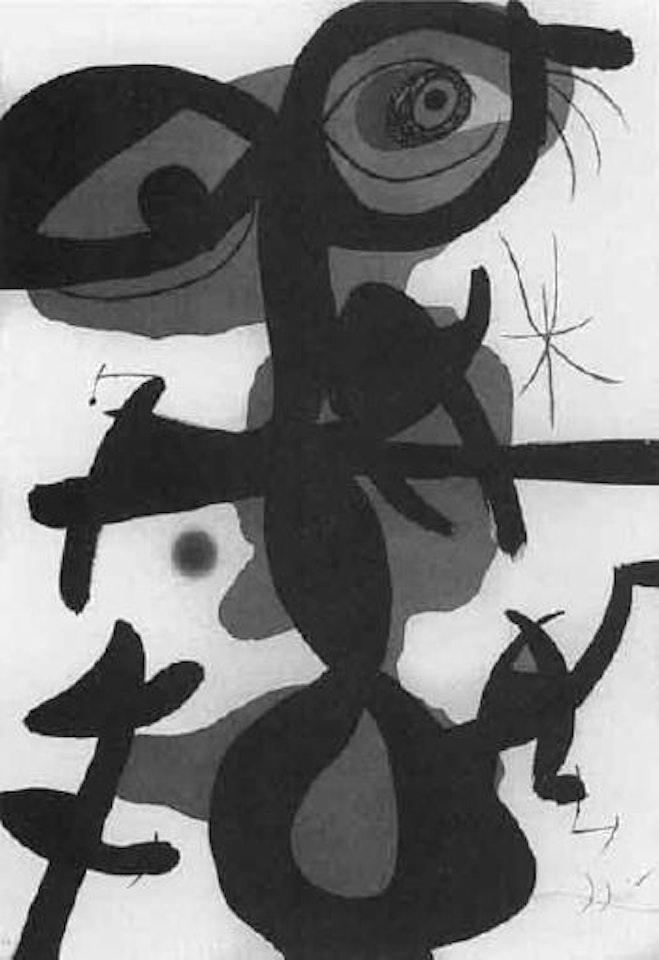 Tribute to Miro' by Joan Miró