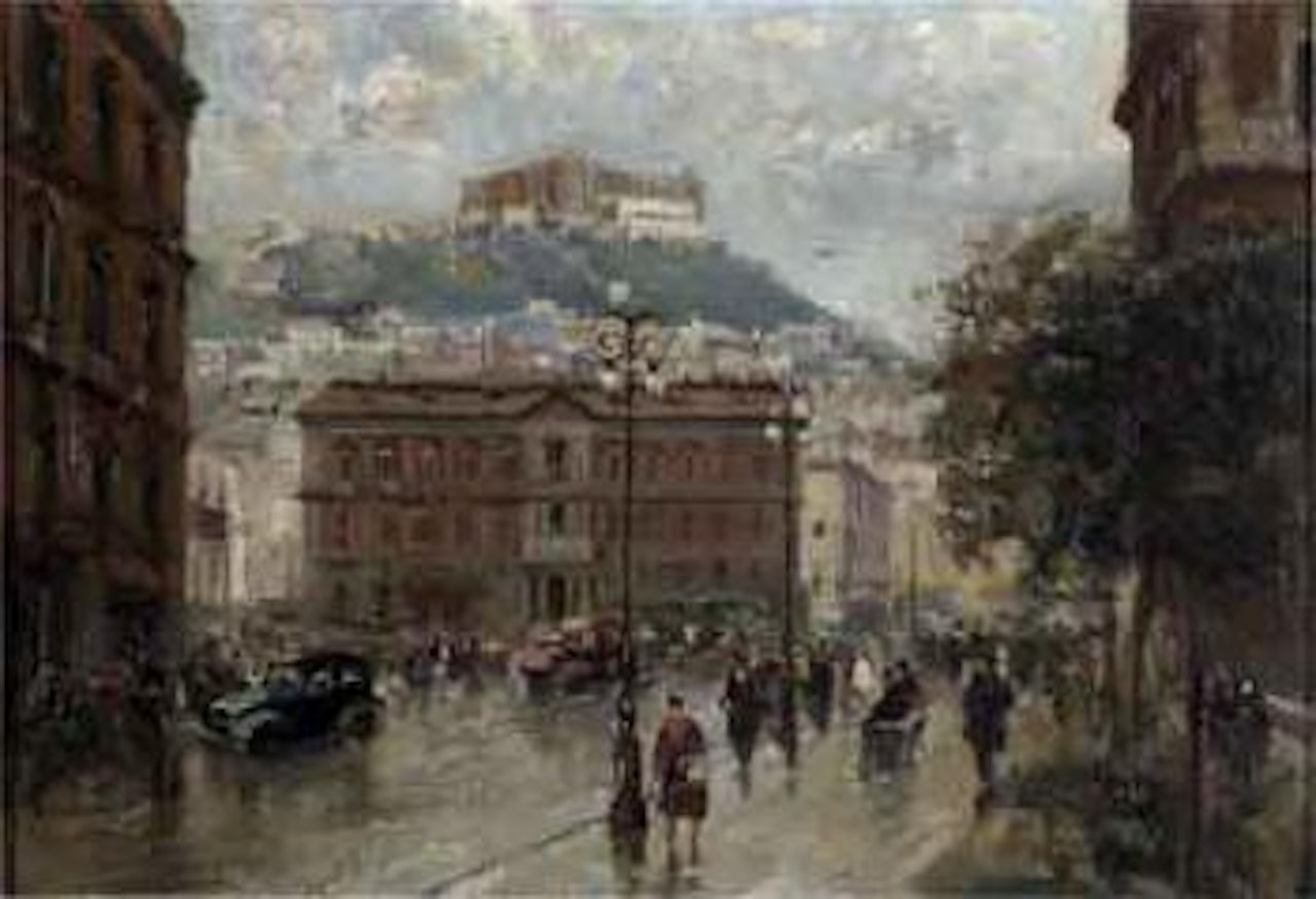 Trento Square in Naples by Fausto Pratella
