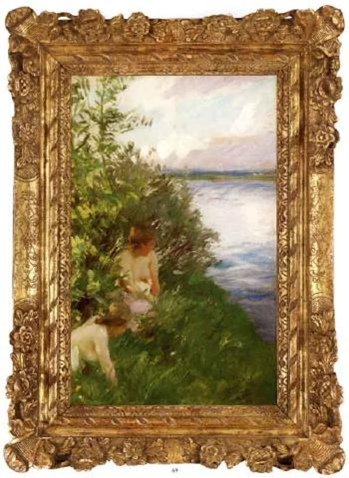 Opal - deux baigneuses by Anders Zorn