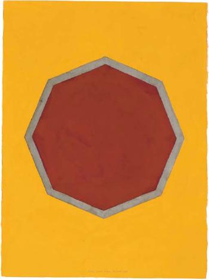 Eight sided figure by Sol LeWitt