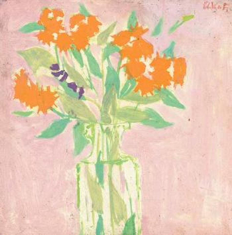 Vase of flowers by Alex Katz