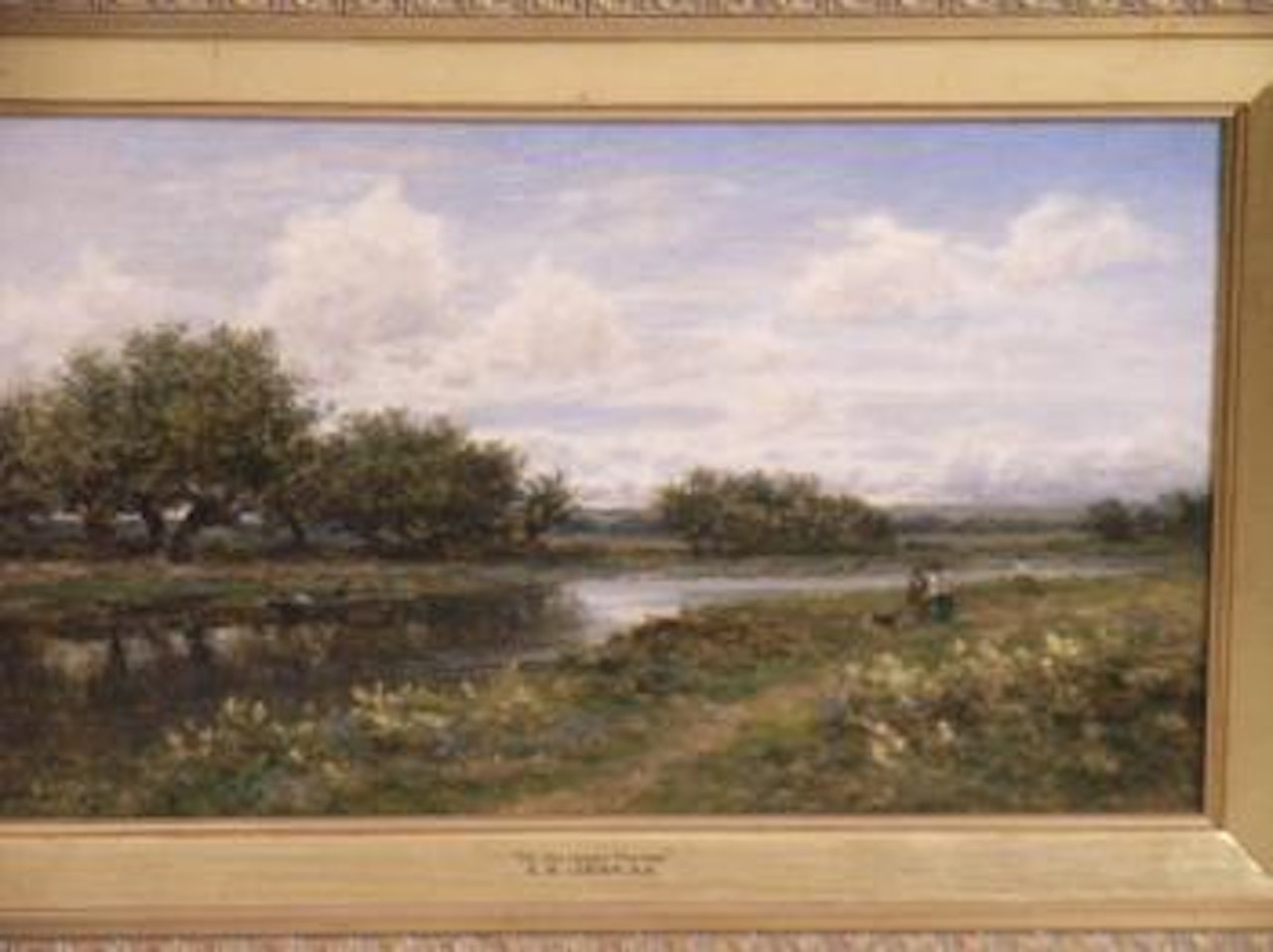 On the upper Thames by Benjamin Williams Leader