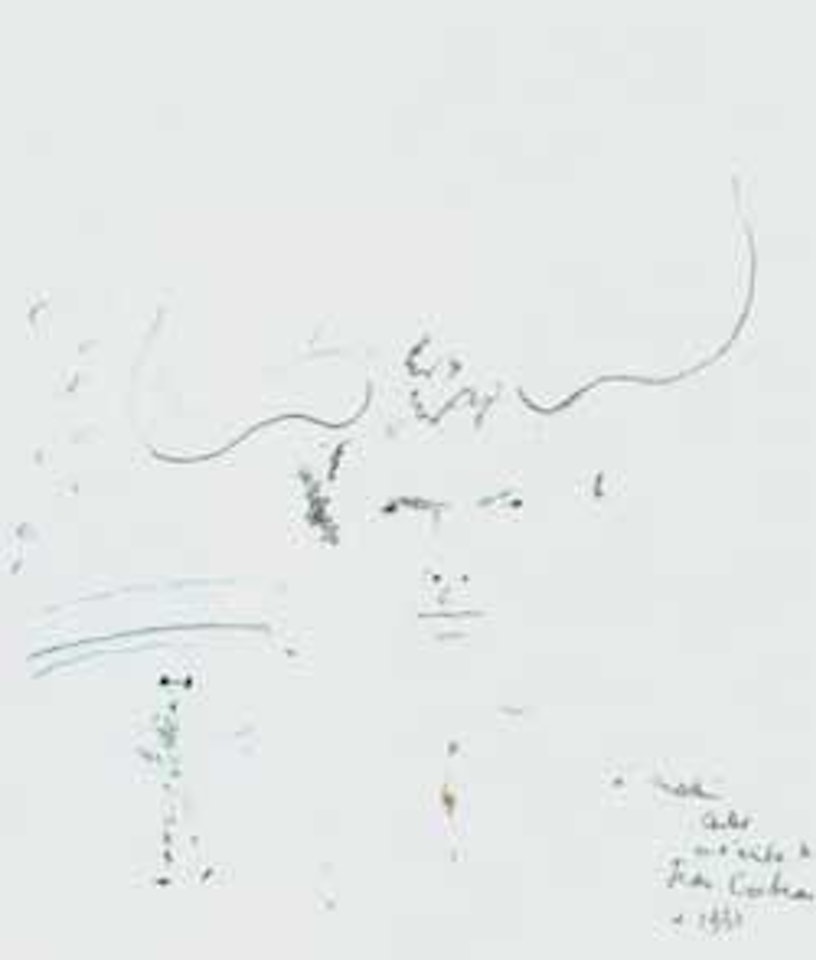 Homme-toro dans l'arene by Jean Cocteau