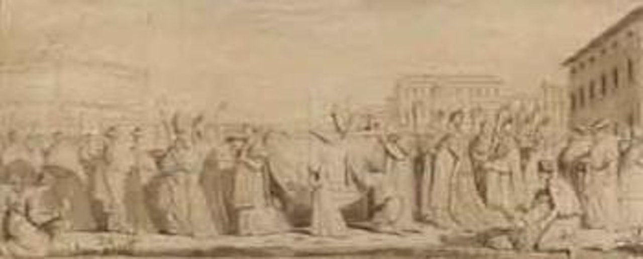 Les funerailles d'un Pape by Louis-Félix de la Rue