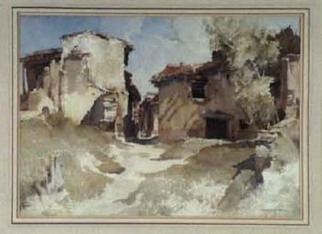 Deserted Narbonne, Rhone, France by William Russell Flint