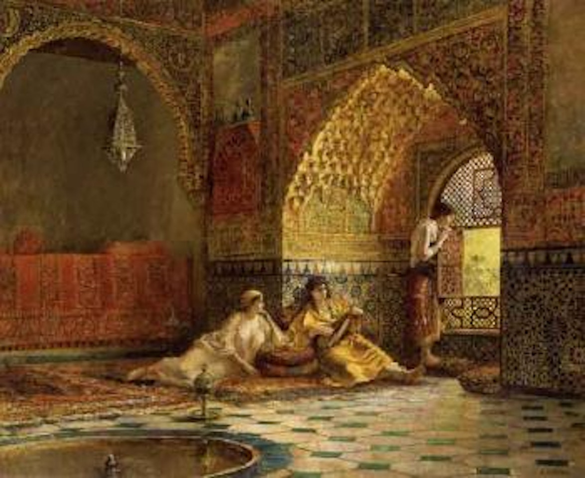 Interior of La torre de las Infantas by Edwin Lord Weeks