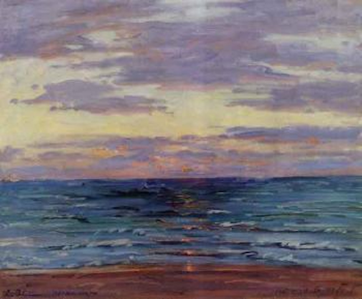 View of the Mediterranean from the Levant by Ludwig Blum