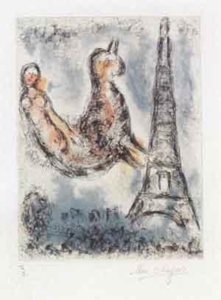 La Tour Eiffel by Marc Chagall