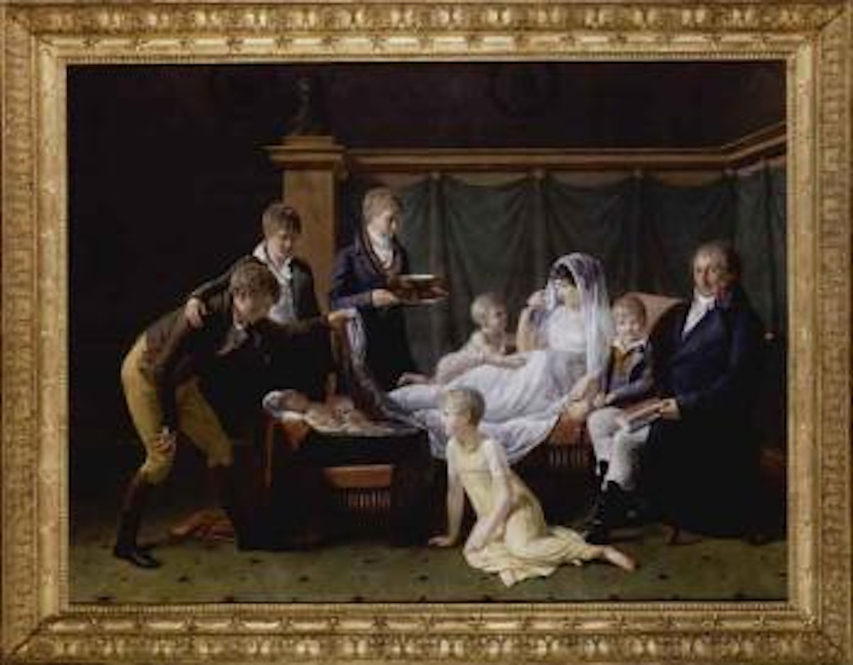 Portrait of the Marquis and Marquise de Cramayel and their children by French School