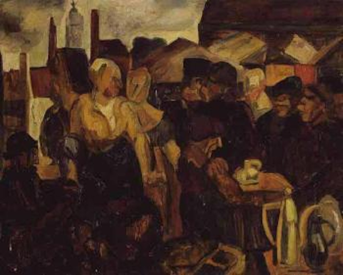 Le marche de Wazemme by Marcel Gromaire