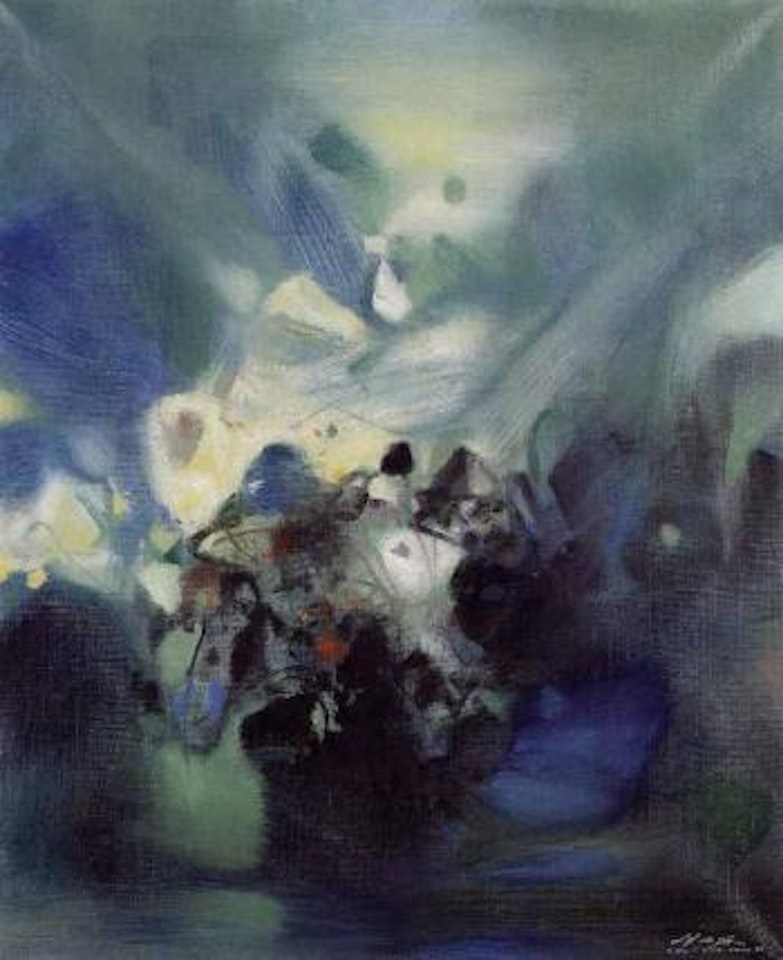 Les bleus by Chu Teh-Chun