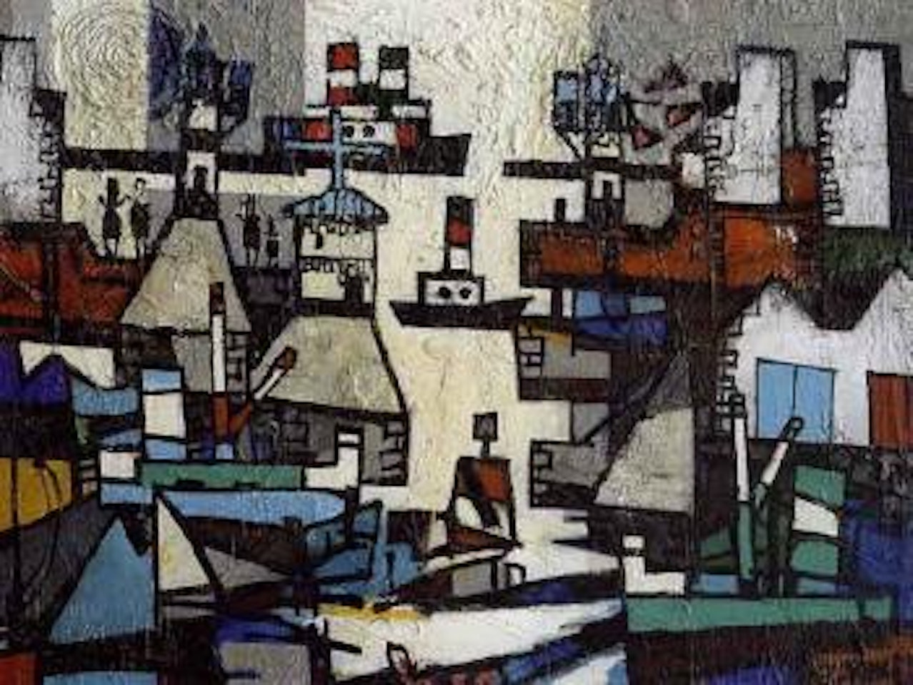 Le port by Claude Venard