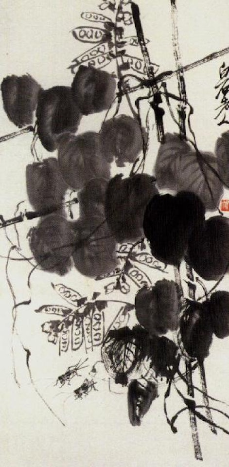 Peas and crickets by Qi Baishi