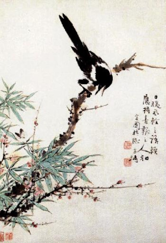 Flowers and birds by Wang Xuetao