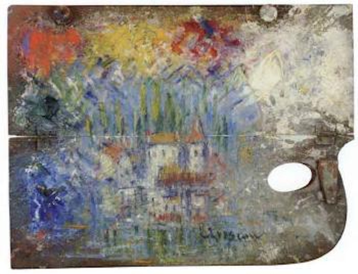 Reflets dans l'eau by Gustave Loiseau