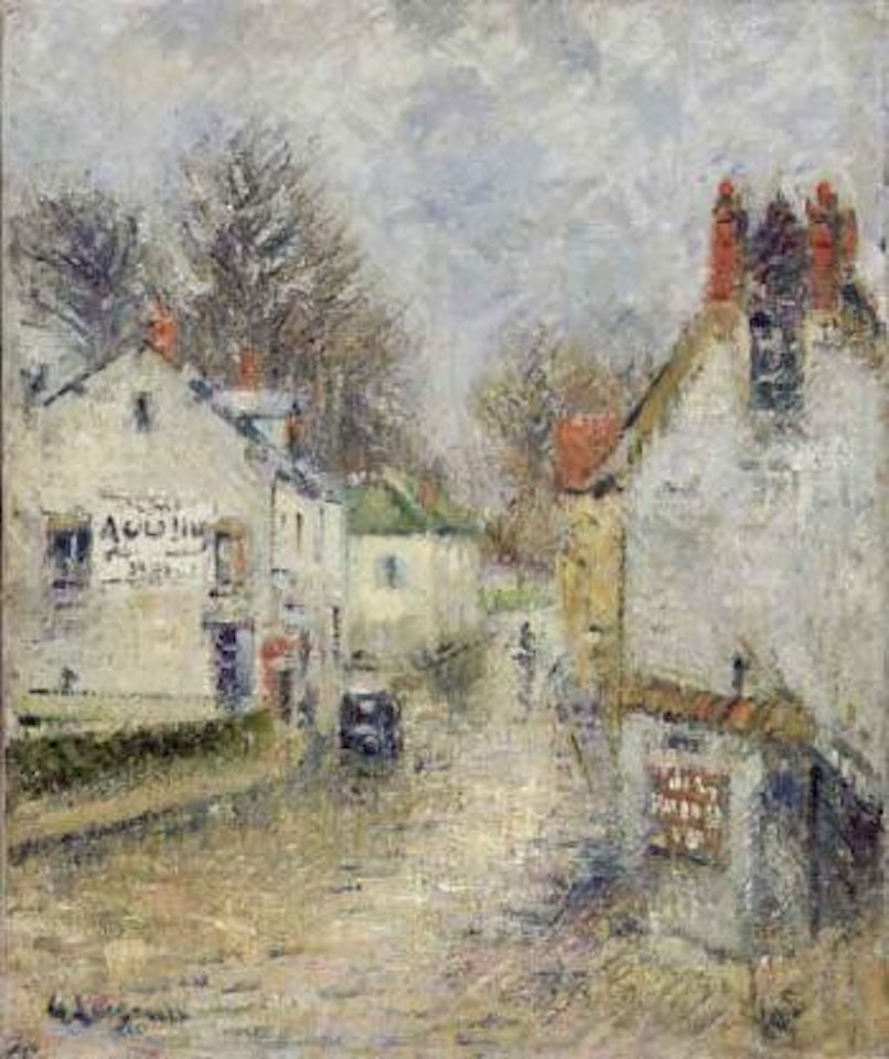 Rue de Pontoise, effet de pluie by Gustave Loiseau
