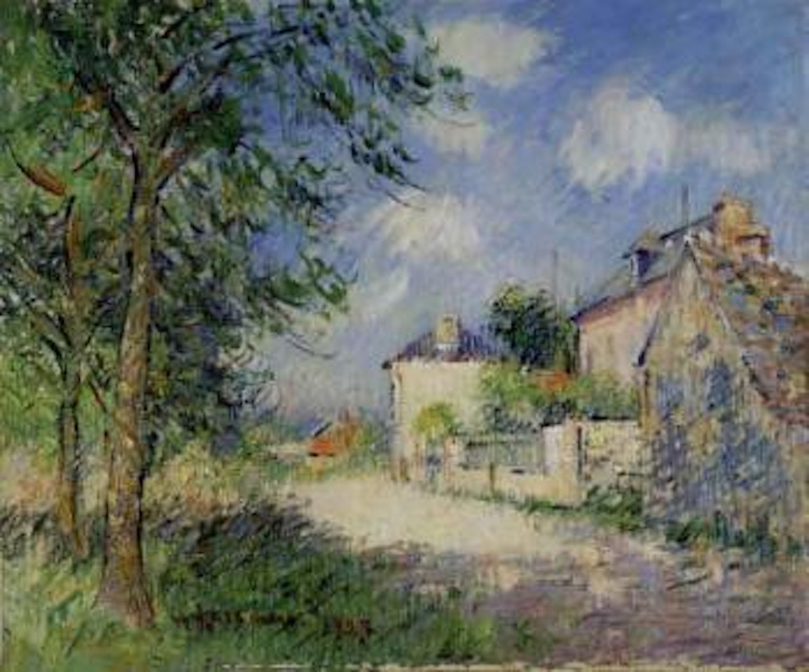 La route de Louviers by Gustave Loiseau