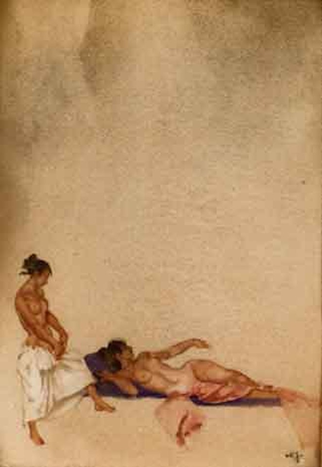 Acquiescent angels. Mutinous maids by William Russell Flint