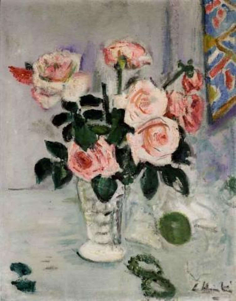 A bouquet for Mollie. Still life by George Leslie Hunter
