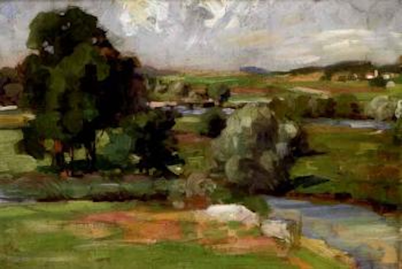 The Clyde at Dalserf. The bathers by Francis Campbell Boileau Cadell