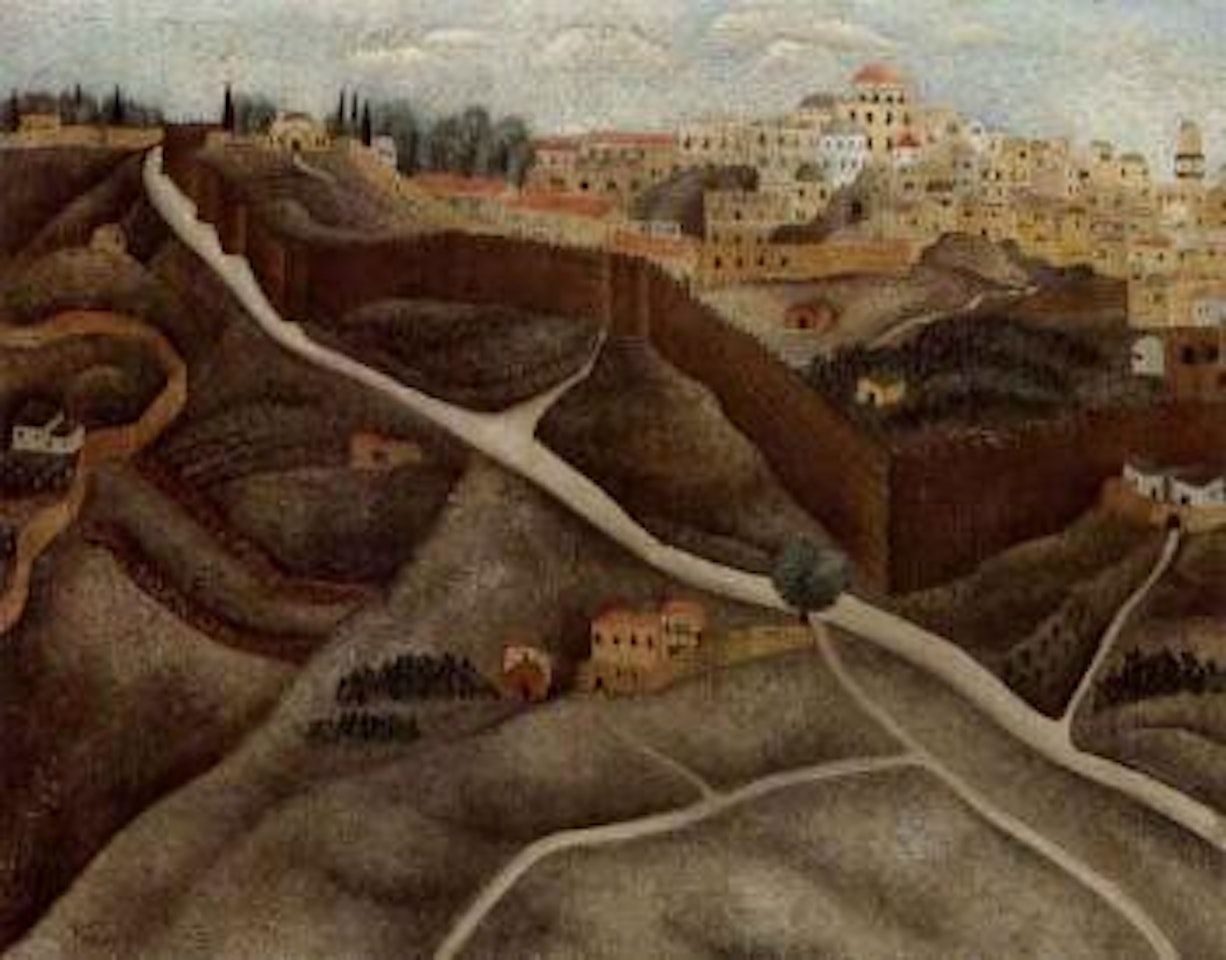 Jerusalem with mount Scopus by Reuven Rubin