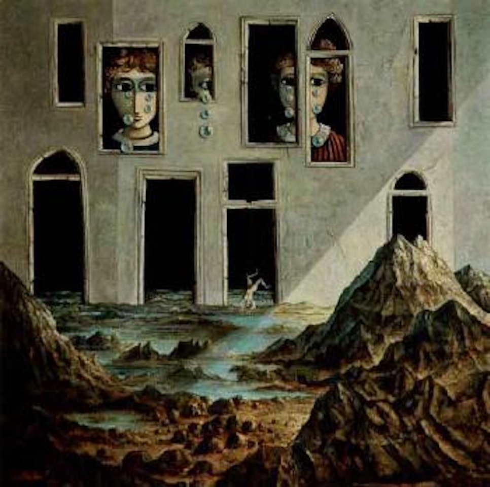 Icarus in the sea of tears by Yosl Bergner