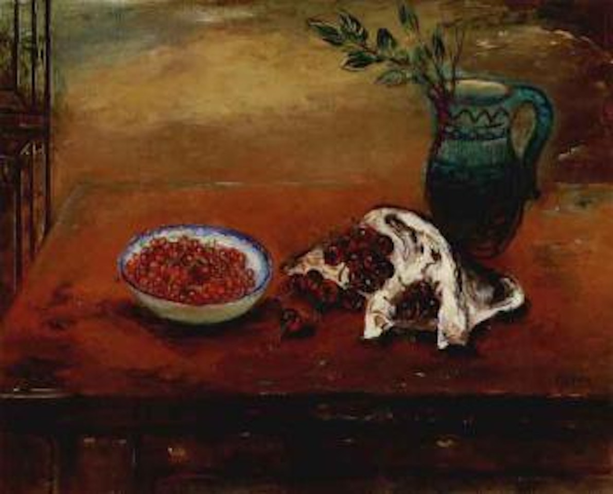 Currants and cherries by Reuven Rubin