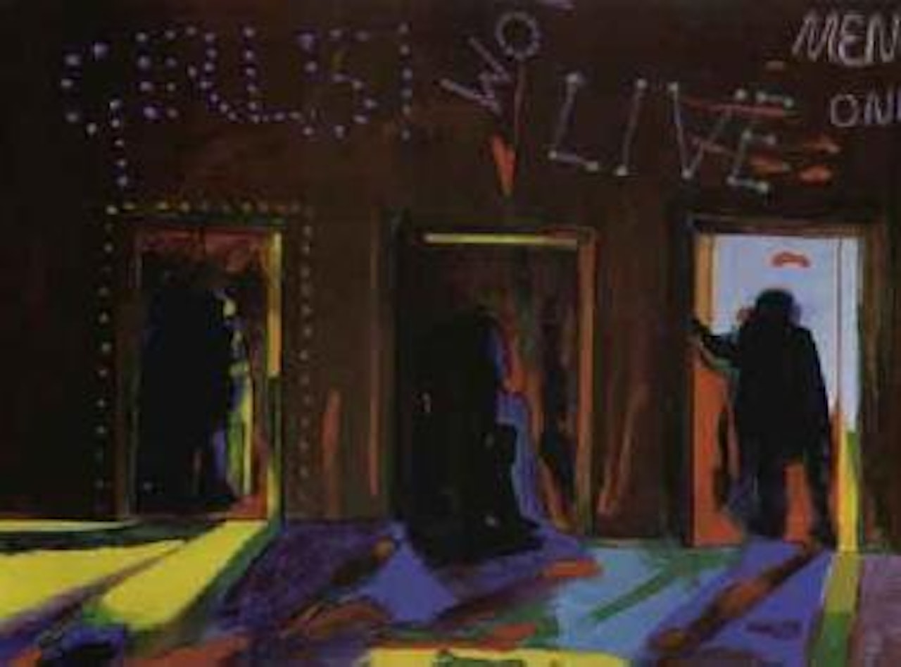 Three dark doorways by Robert Hodgins