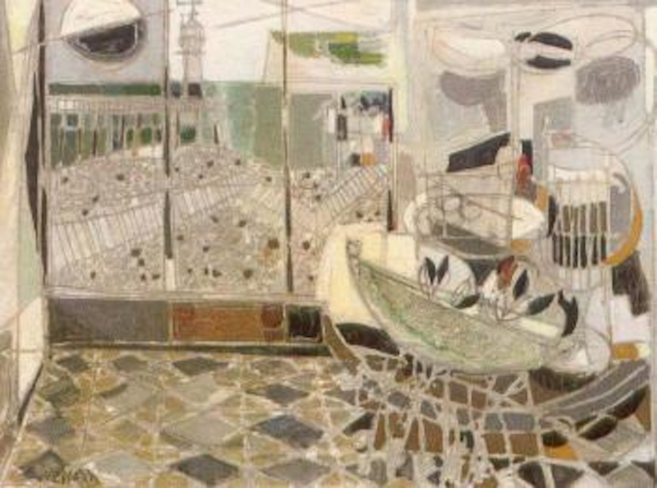 Interior scene by Claude Venard