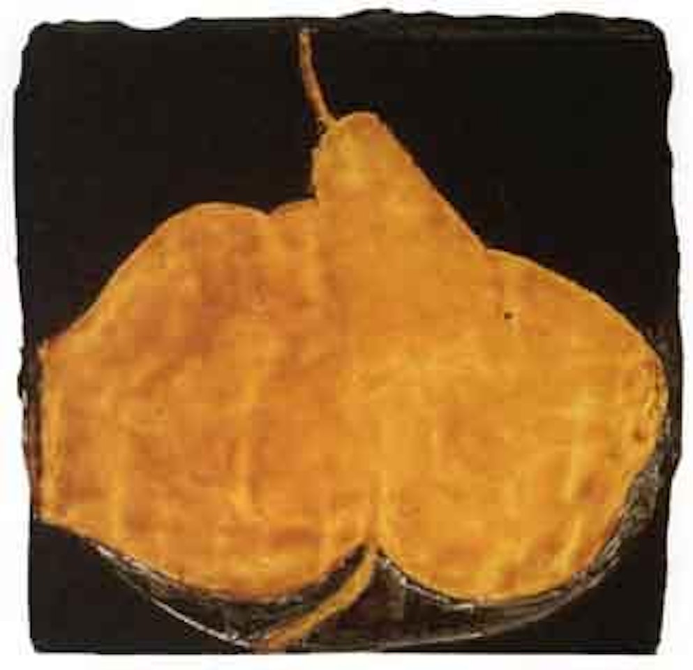 Pears, Feb 16 1984 by Donald Sultan