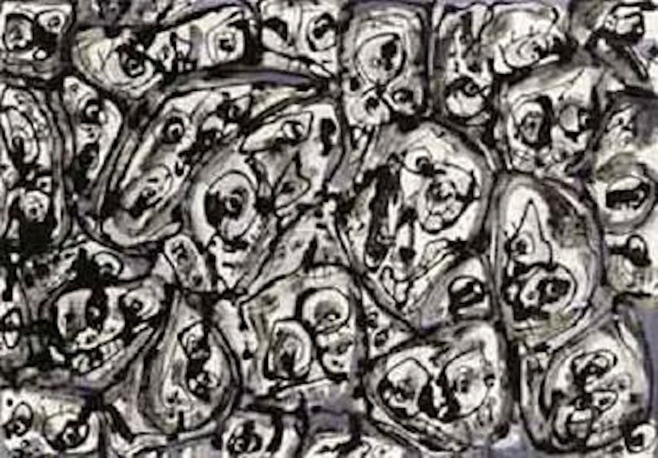 Foule by Antonio Saura