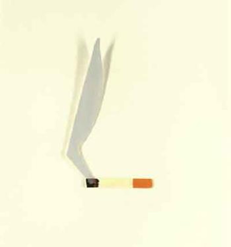 Smoking cigarette by Tom Wesselmann