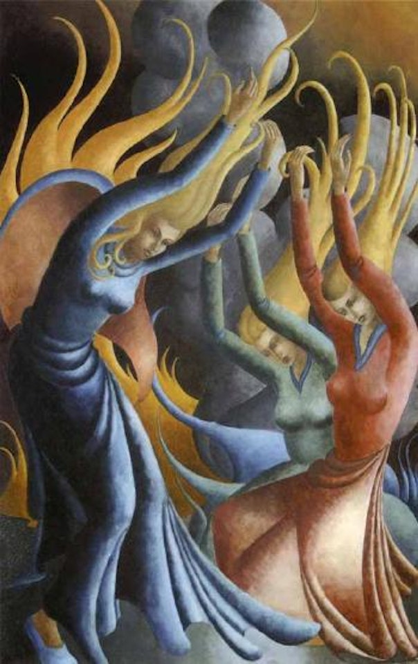 Dancing women by A Lois White