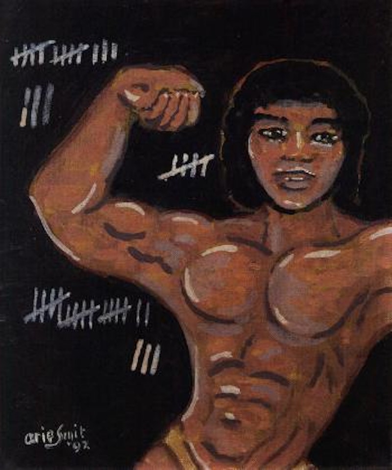 The bodybuilder by Arie Smit