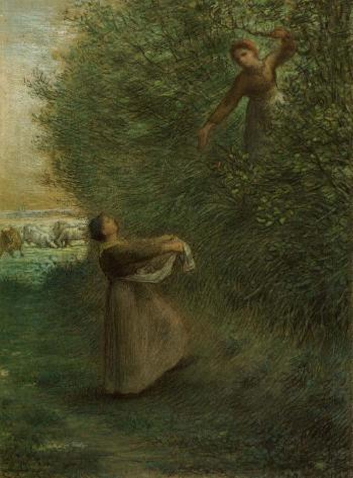 Les petites maraudeuses by Jean-François Millet